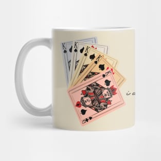 king cards colorfull Mug